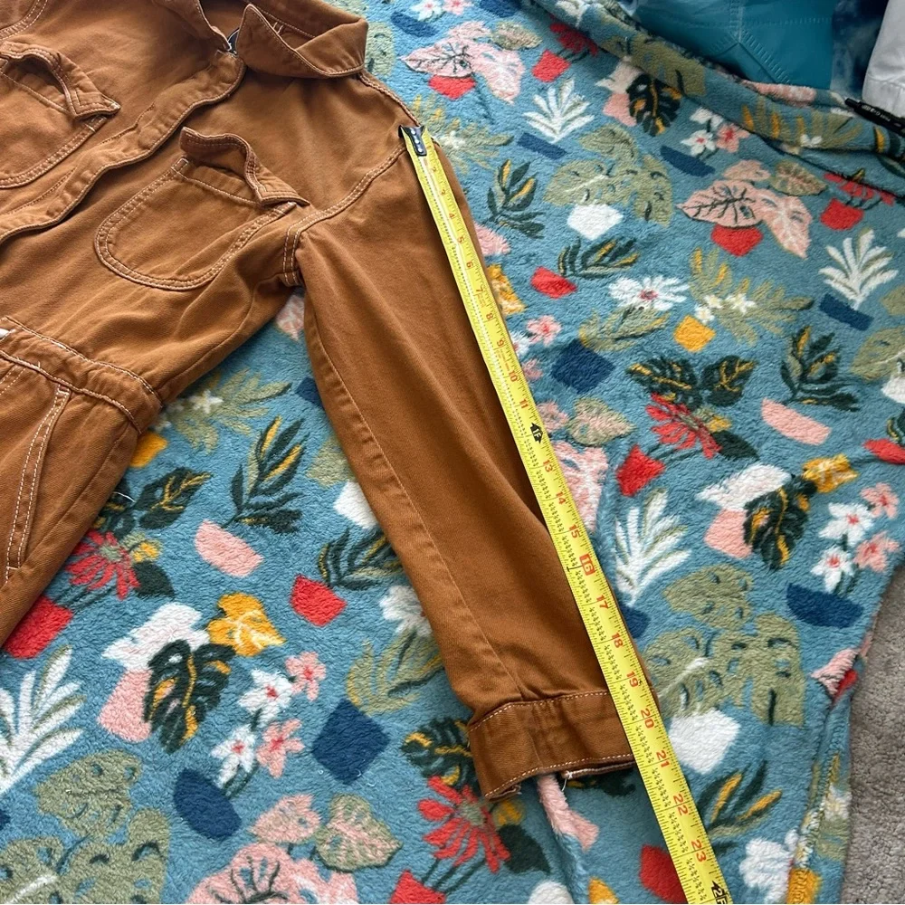 Abercrombie & Fitch utility jumpsuit in rust/brown - Picture 2 of 12